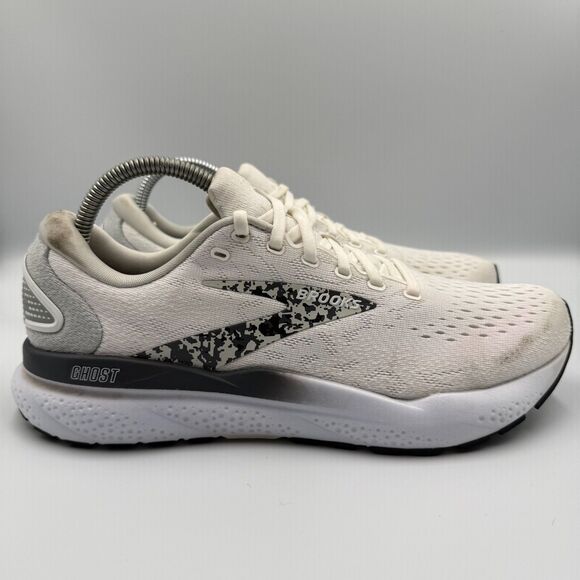 Brooks Shoes - Brooks Ghost 16 Women's Size 9.5 B White Running Shoes Sneakers 1204071B147
